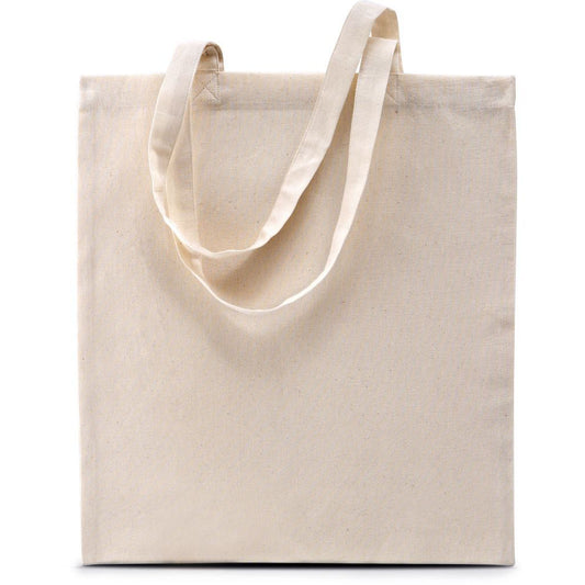 Borsa di cotone con manico lungo