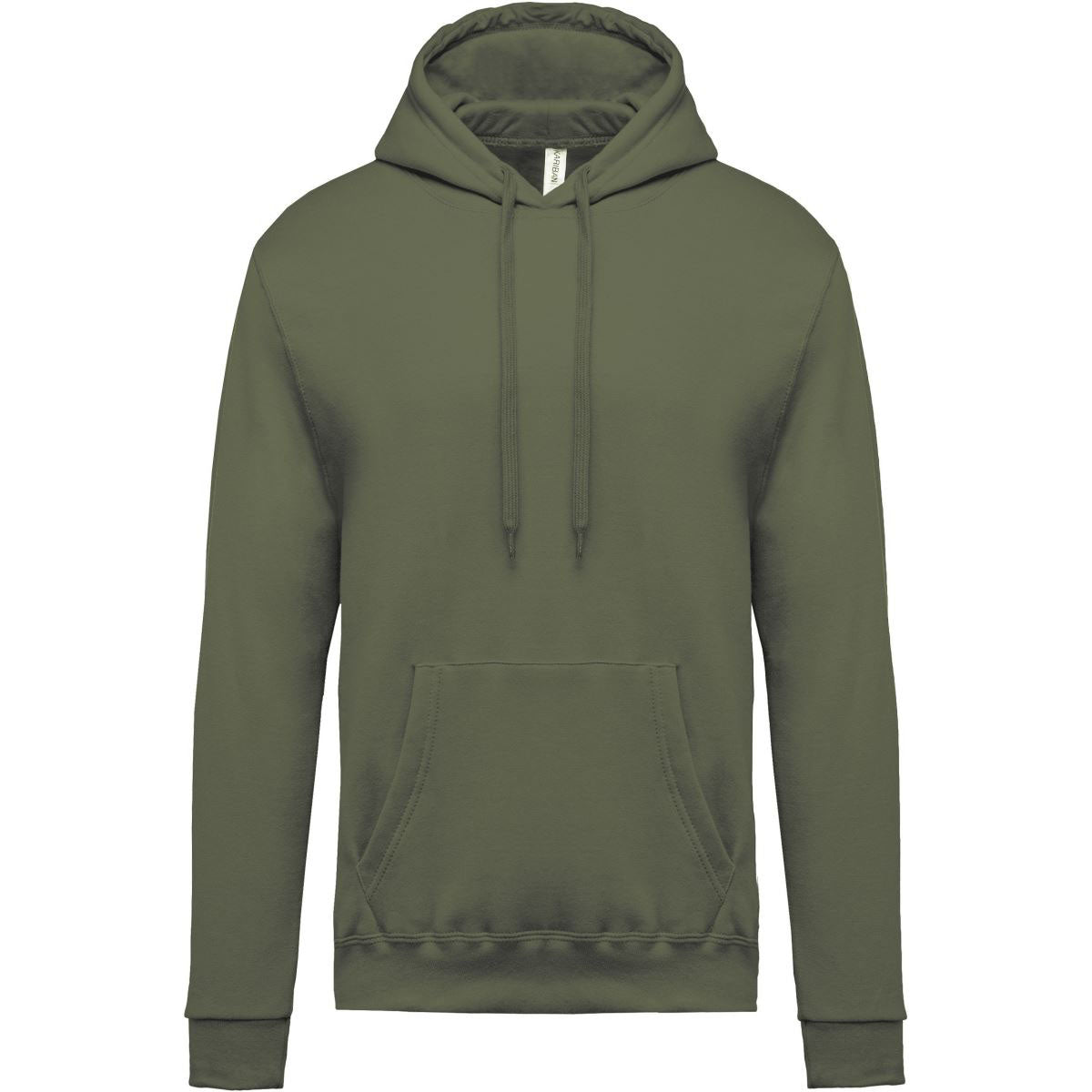 Felpa senza zip con cappuccio