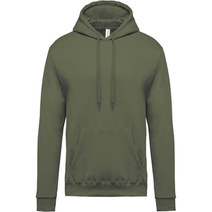 Felpa senza zip con cappuccio