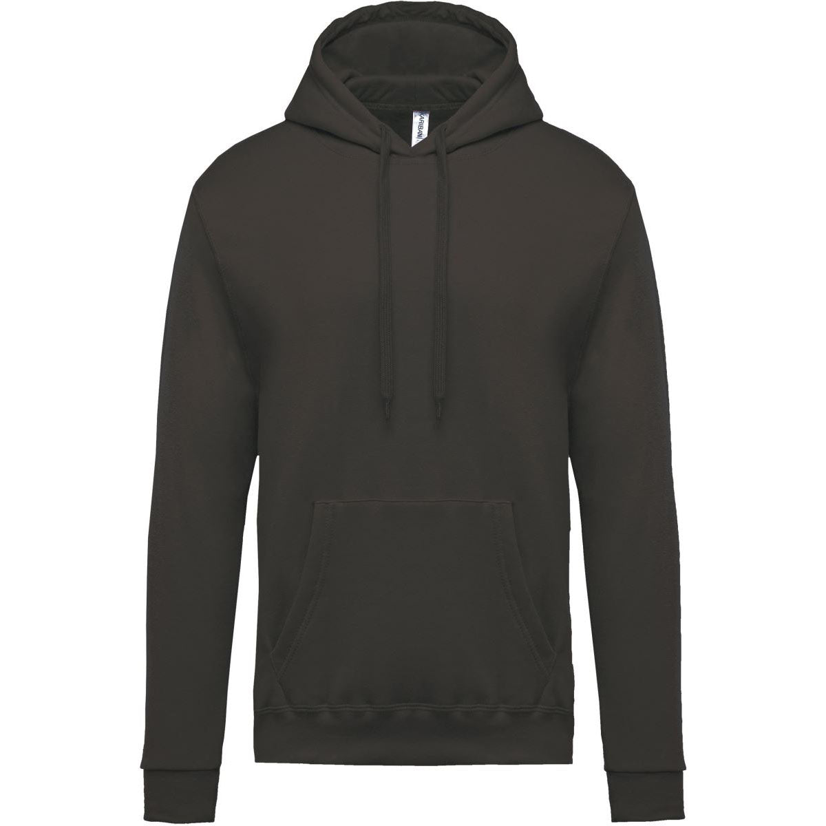 Felpa senza zip con cappuccio