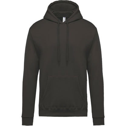 Felpa senza zip con cappuccio