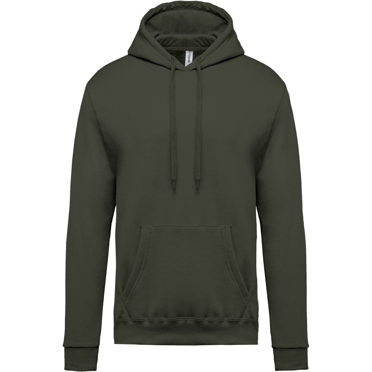 Felpa senza zip con cappuccio