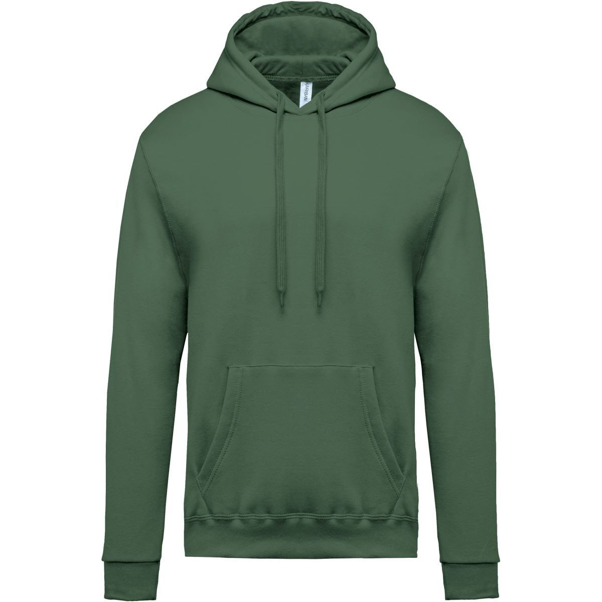 Felpa senza zip con cappuccio