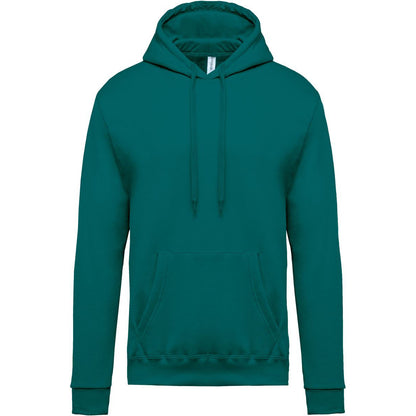 Felpa senza zip con cappuccio