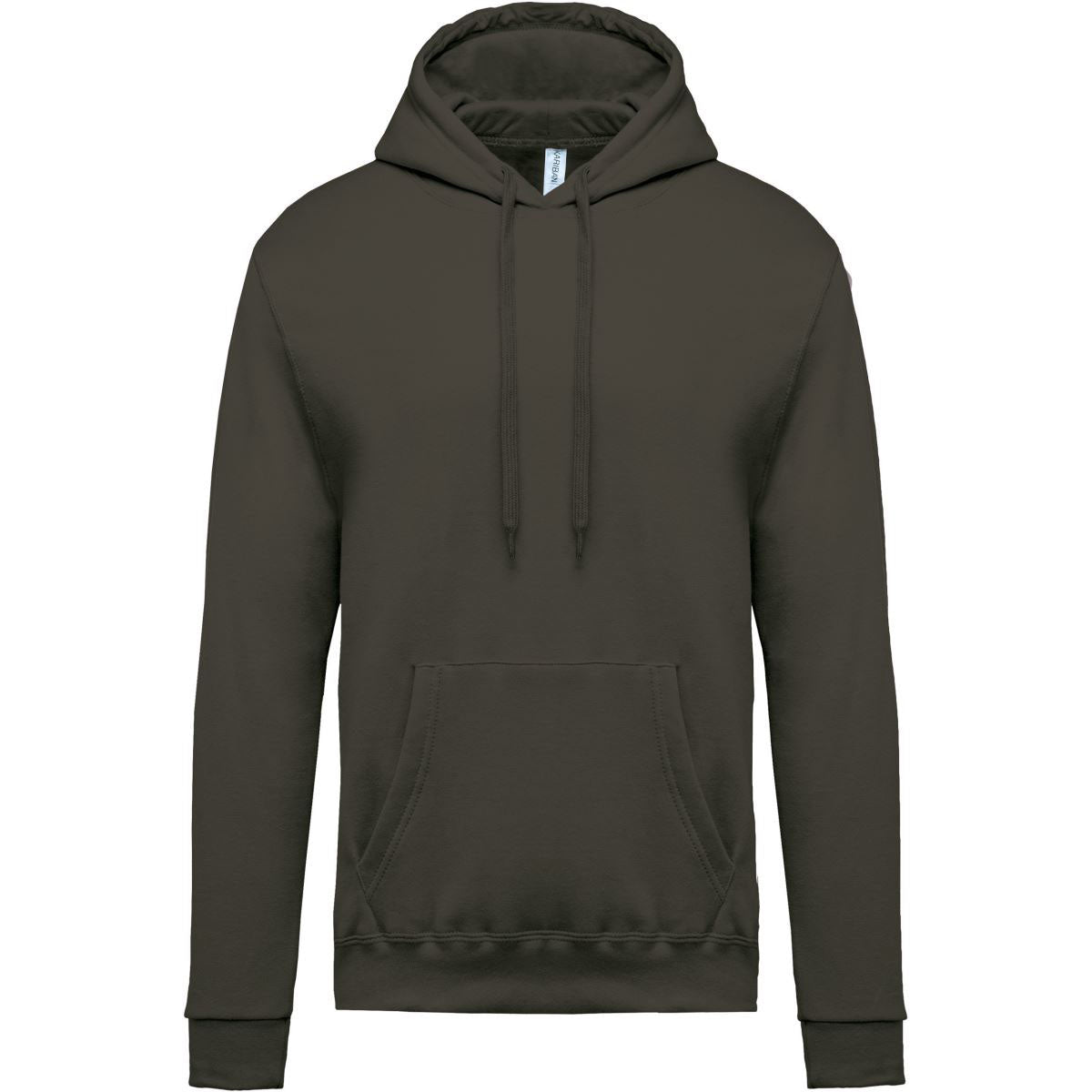 Felpa senza zip con cappuccio