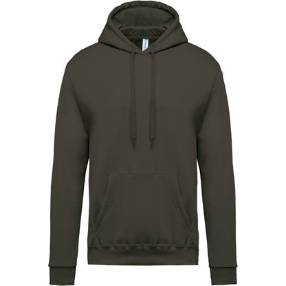 Felpa senza zip con cappuccio