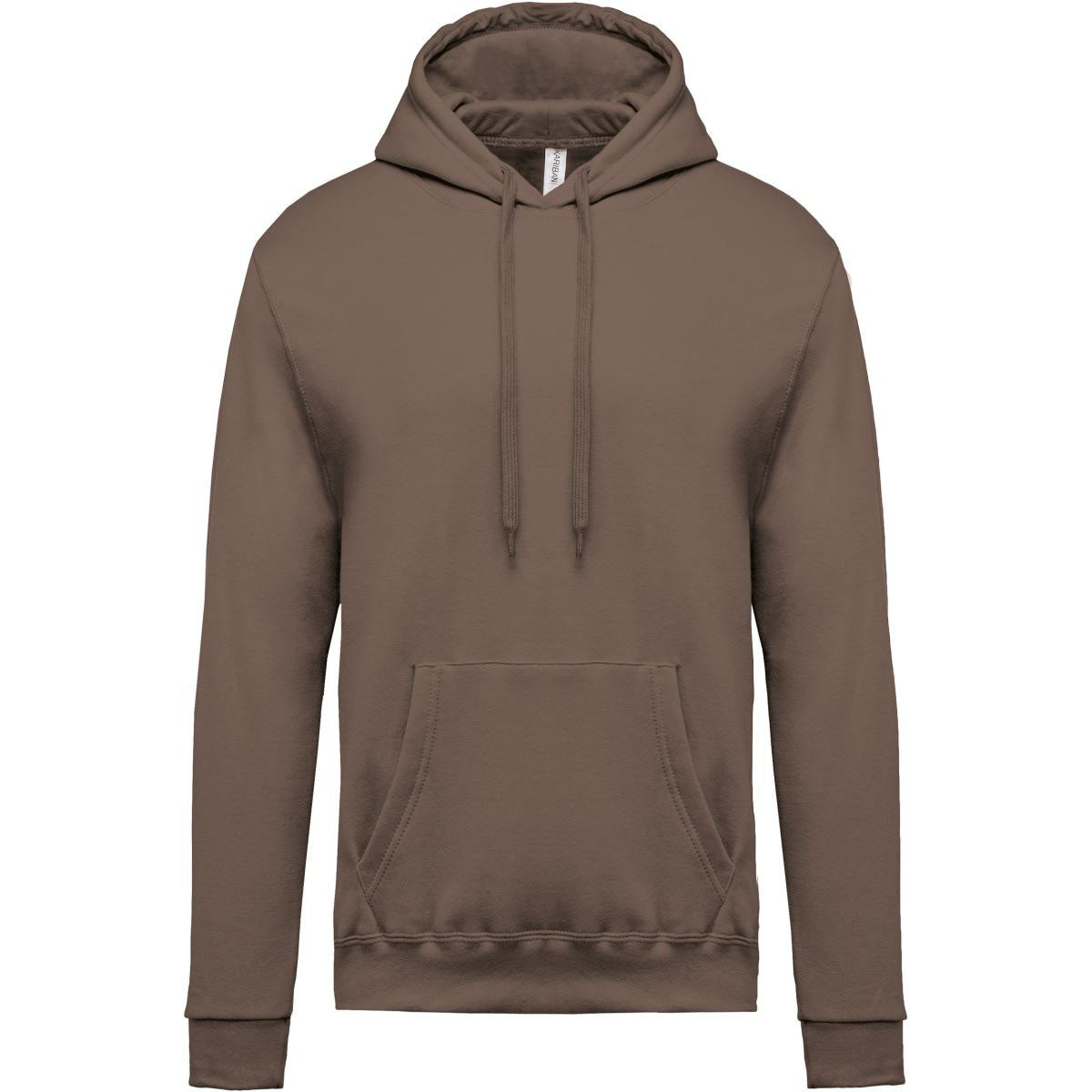 Felpa senza zip con cappuccio