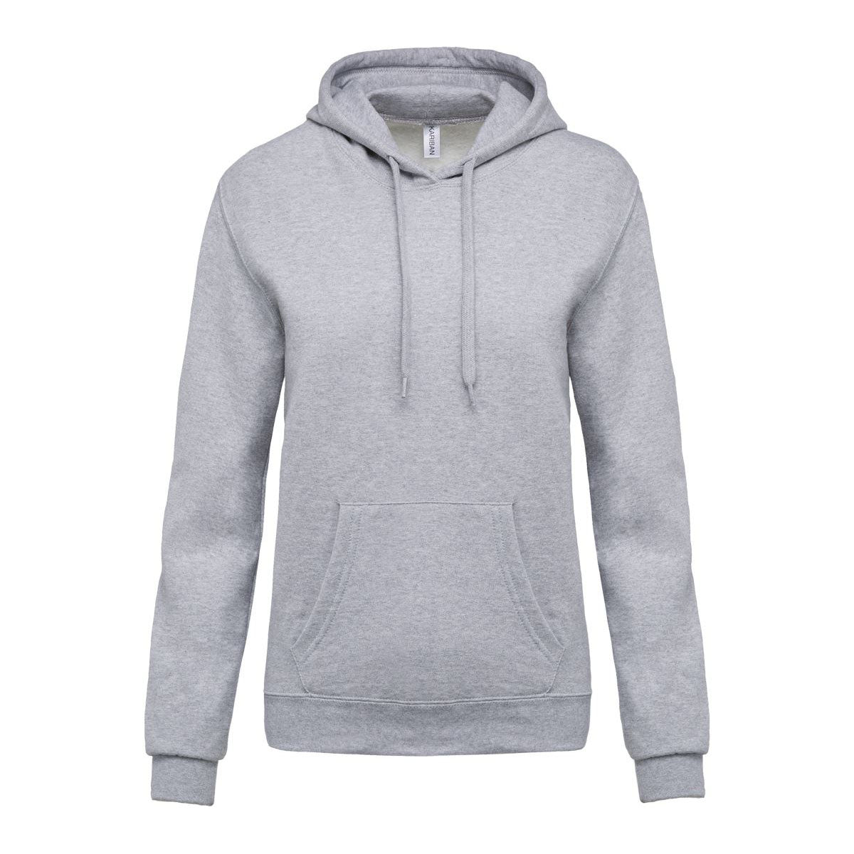 Felpa senza zip con cappuccio