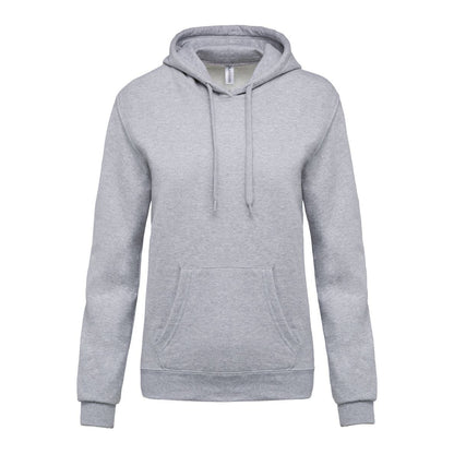 Felpa senza zip con cappuccio
