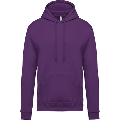 Felpa senza zip con cappuccio