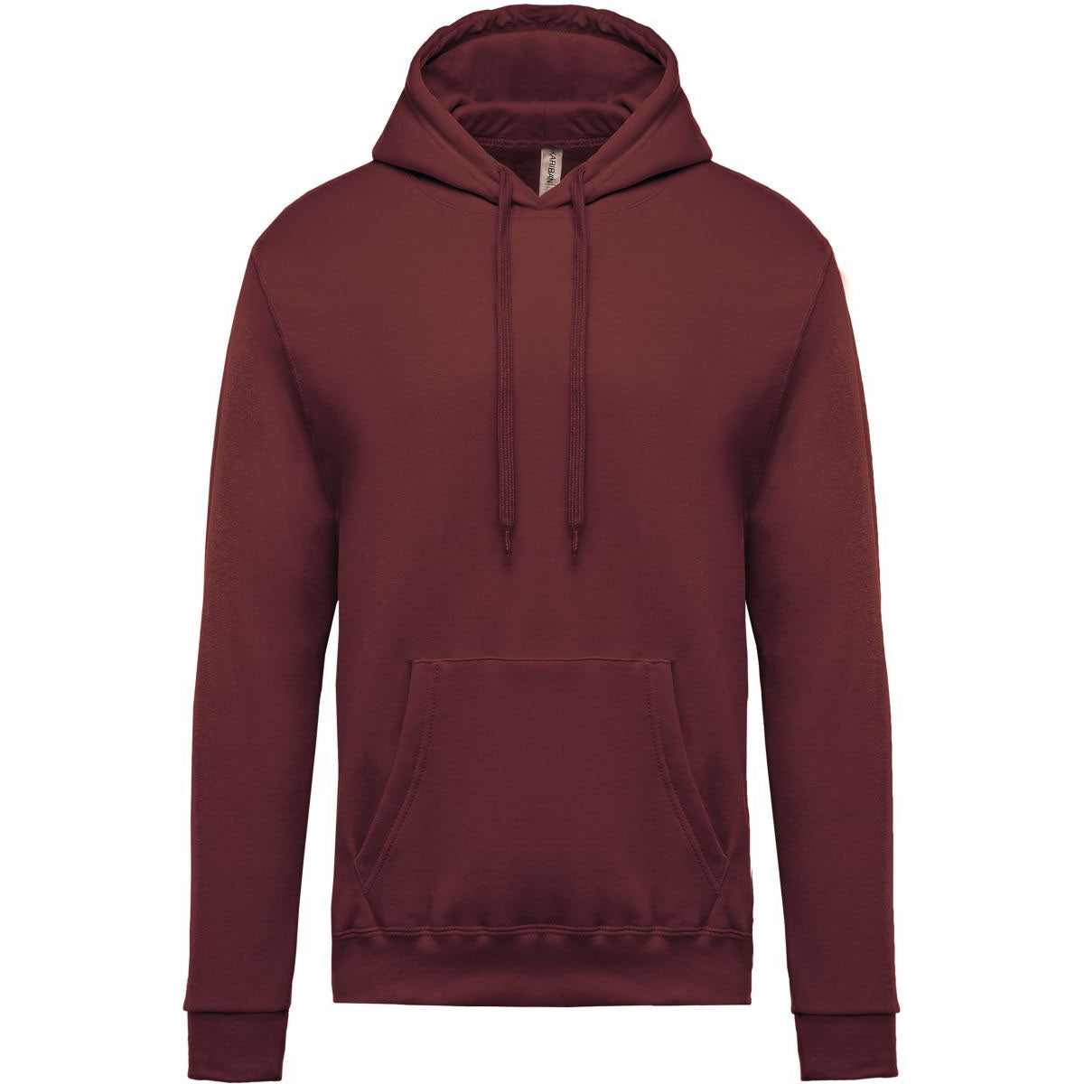 Felpa senza zip con cappuccio